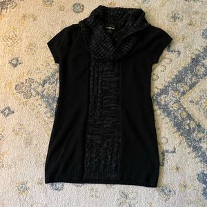 Long black sweater